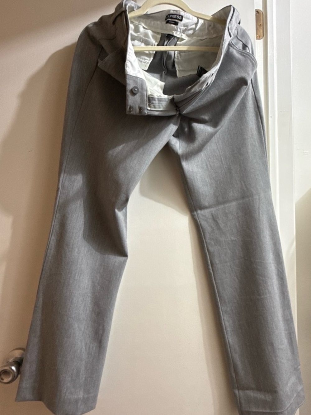 Express Light Gray Women's Dress Trousers